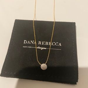 Dana Rebecca Lauren Joy Diamond Disc Pendant